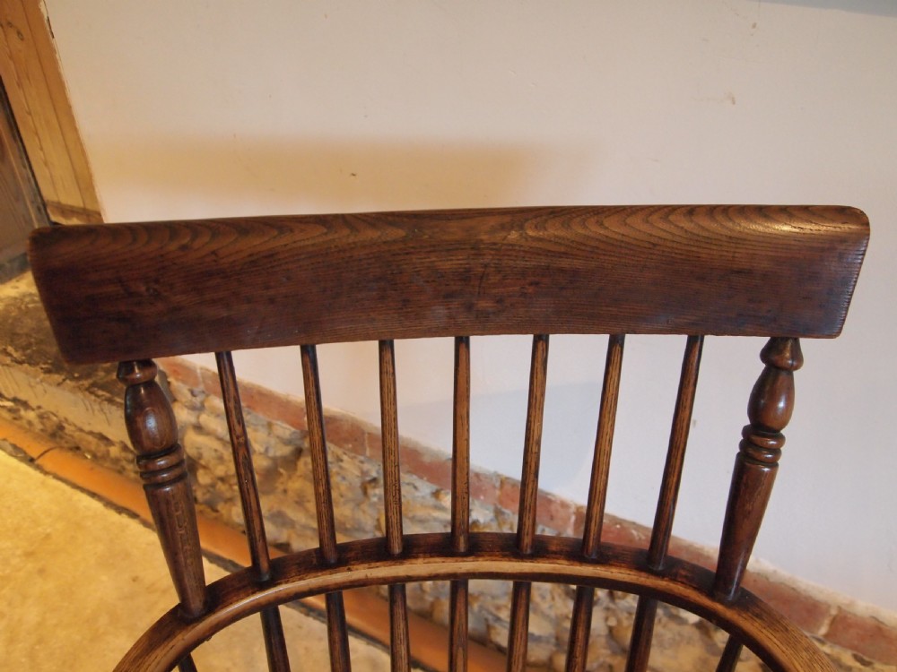 Chair Windsor Ash and Elm Victorian c1840 View VIII