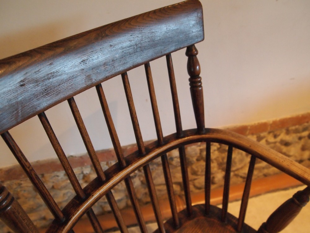 Chair Windsor Ash and Elm Victorian c1840 View X