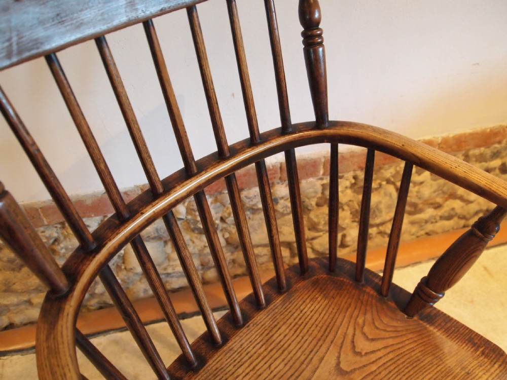 Chair Windsor Ash and Elm Victorian c1840 View XI