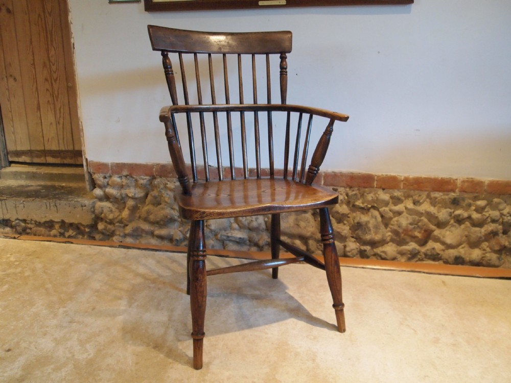 Chair Windsor Ash and Elm Victorian c1840 View XII