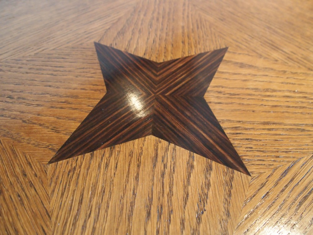 Table Art Deco Oak and Coromandel fine quality c1920 View II