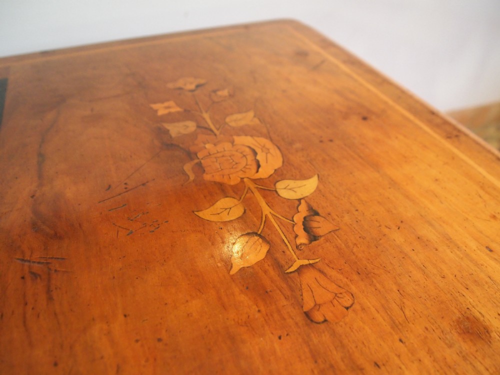 Table hall side console games Victorian Walnut c1870 View V