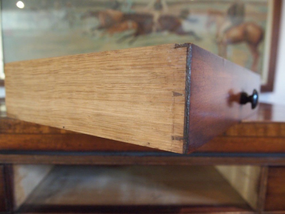 Chest of drawers very rare small secretaire Mahogany c1820 View X