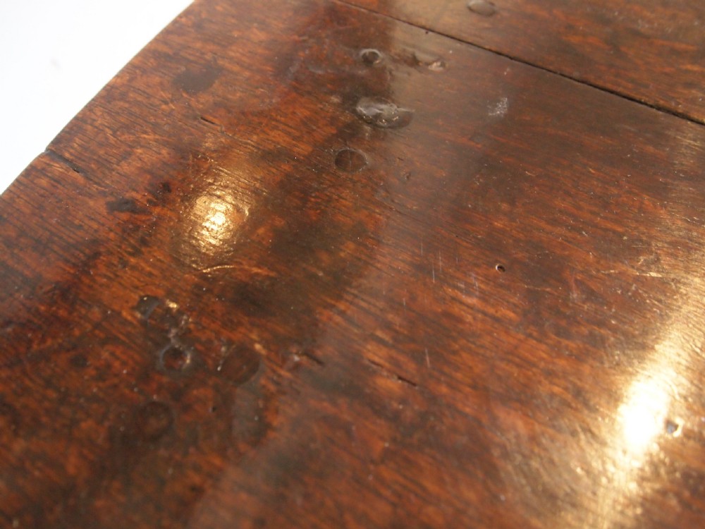 Table Charles II Oak small cottage gate-leg dining refectory c1680 View III