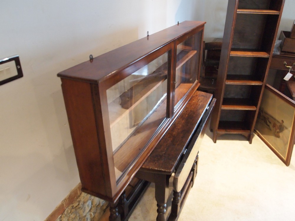 Cabinet display shop apothecary Victorian Mahogany c1880 View III