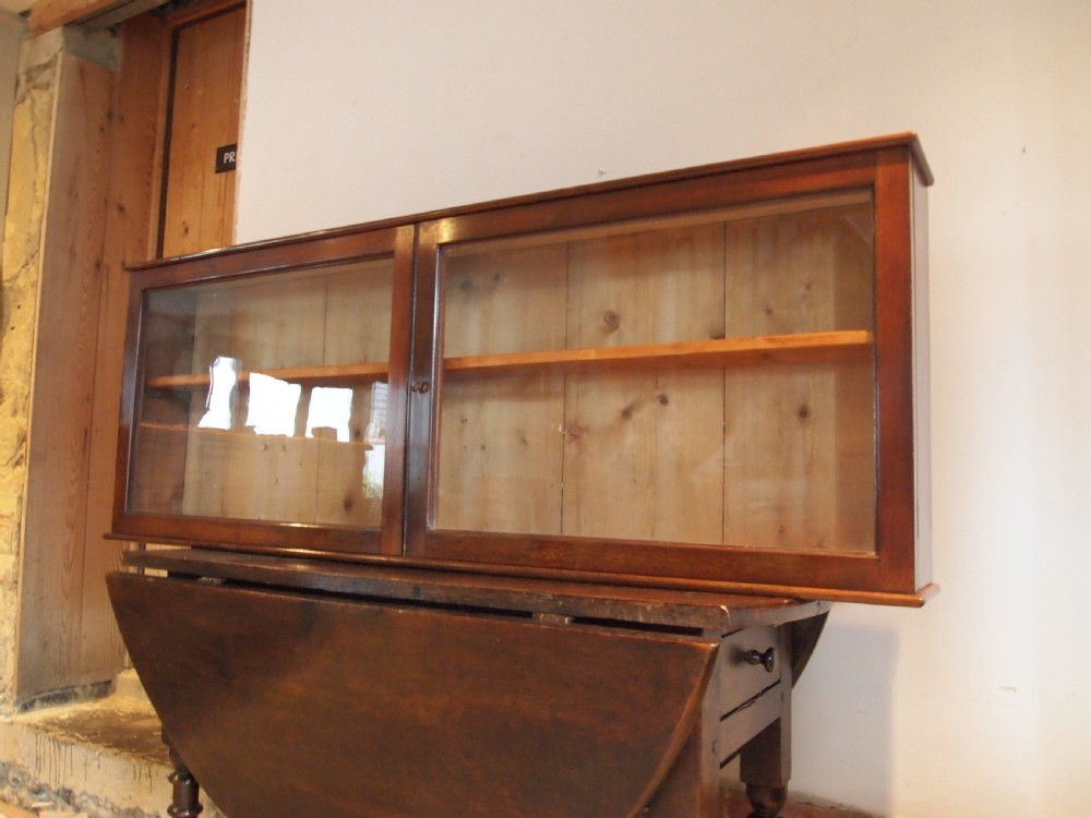 Cabinet display shop apothecary Victorian Mahogany c1880 View V