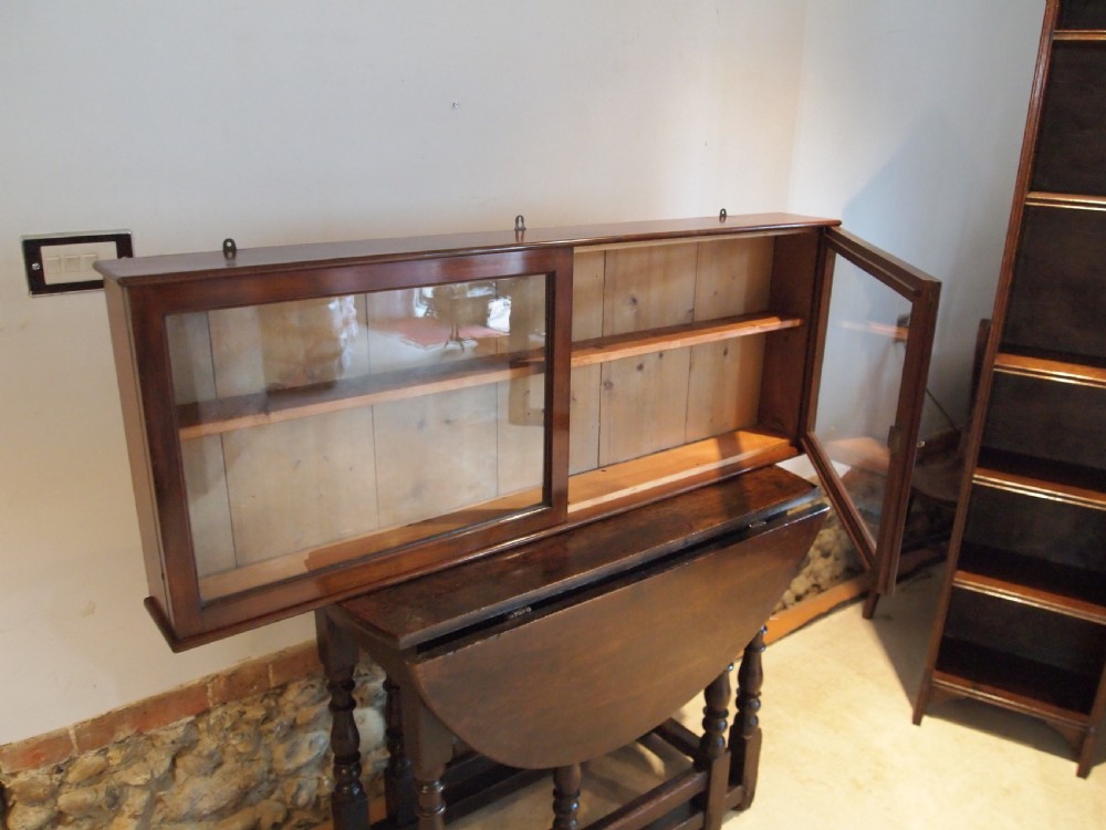 Cabinet display shop apothecary Victorian Mahogany c1880 View VII