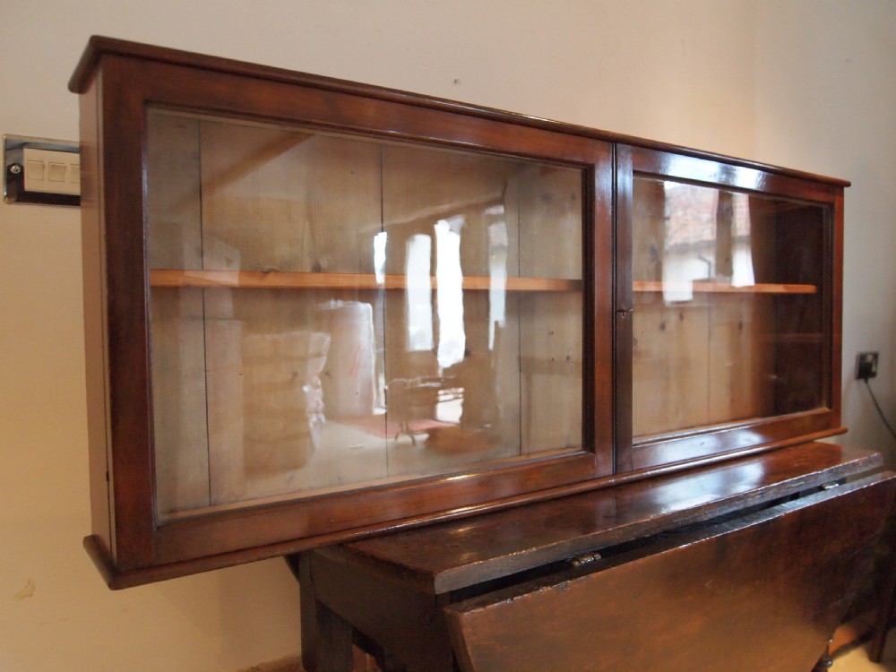 Cabinet display shop apothecary Victorian Mahogany c1880 View VIII