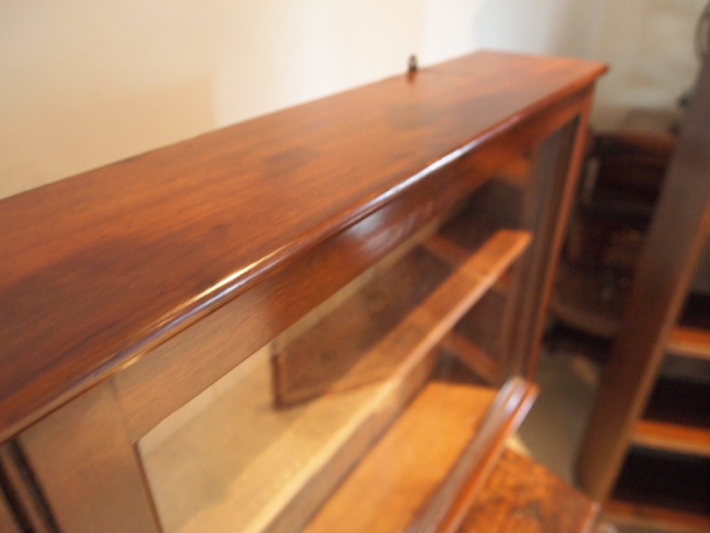 Cabinet display shop apothecary Victorian Mahogany c1880 View IX