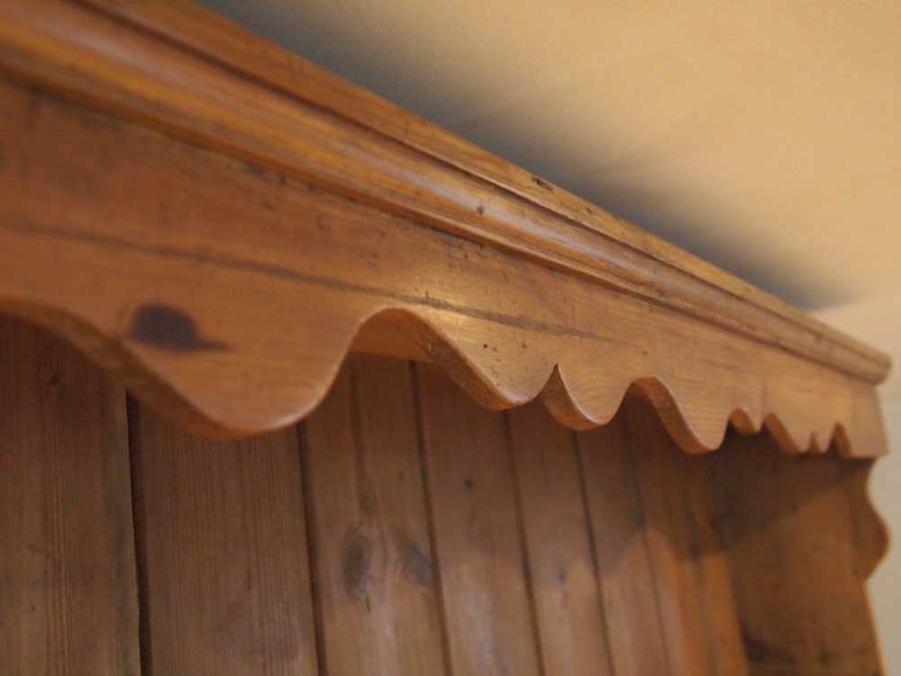 Dresser superb large Victorian Pine c1860 View III