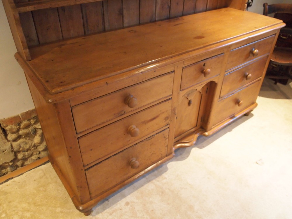 Dresser superb large Victorian Pine c1860 View IX