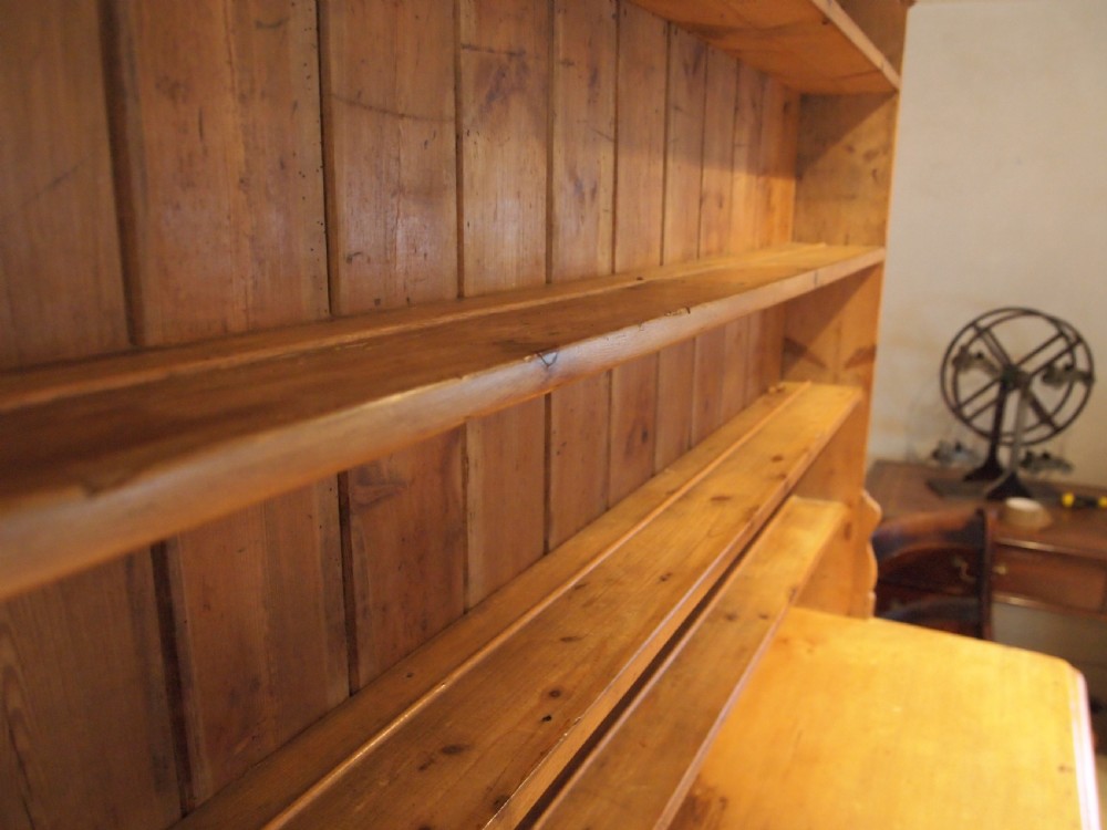 Dresser superb large Victorian Pine c1860 View XI