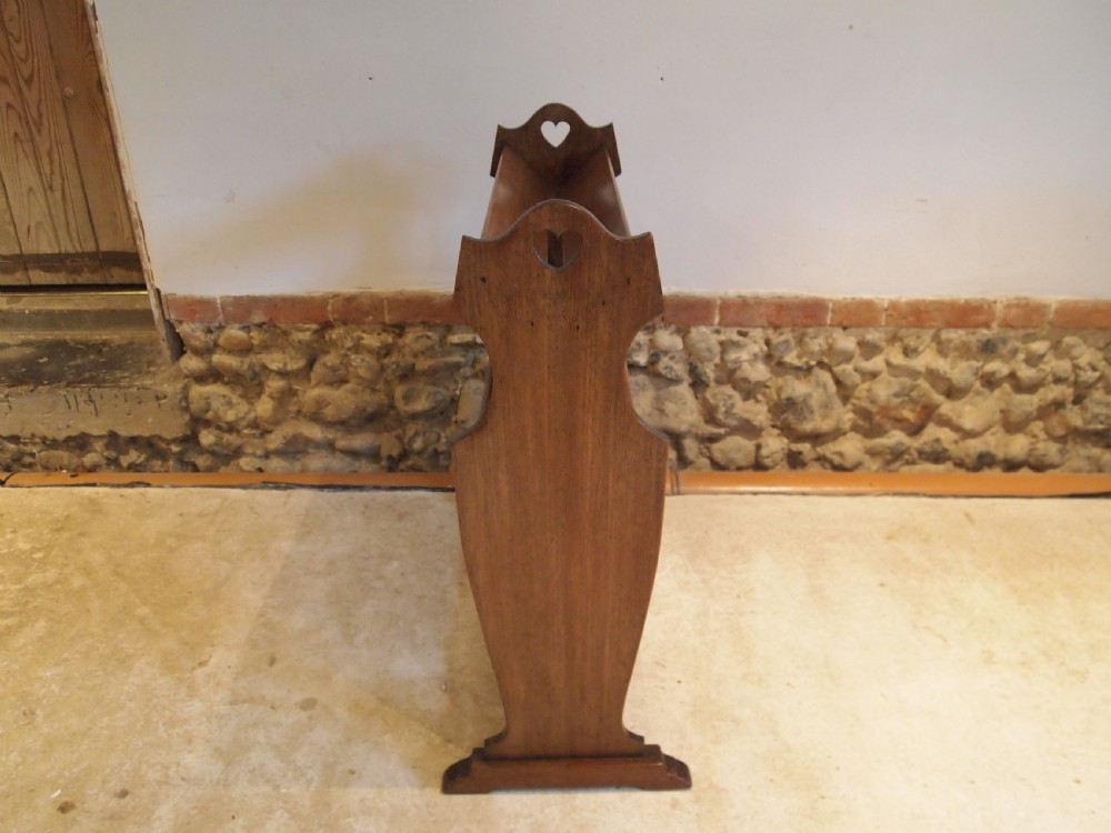 Bookcase Canterbury Arts and Crafts Walnut c1900 View VII
