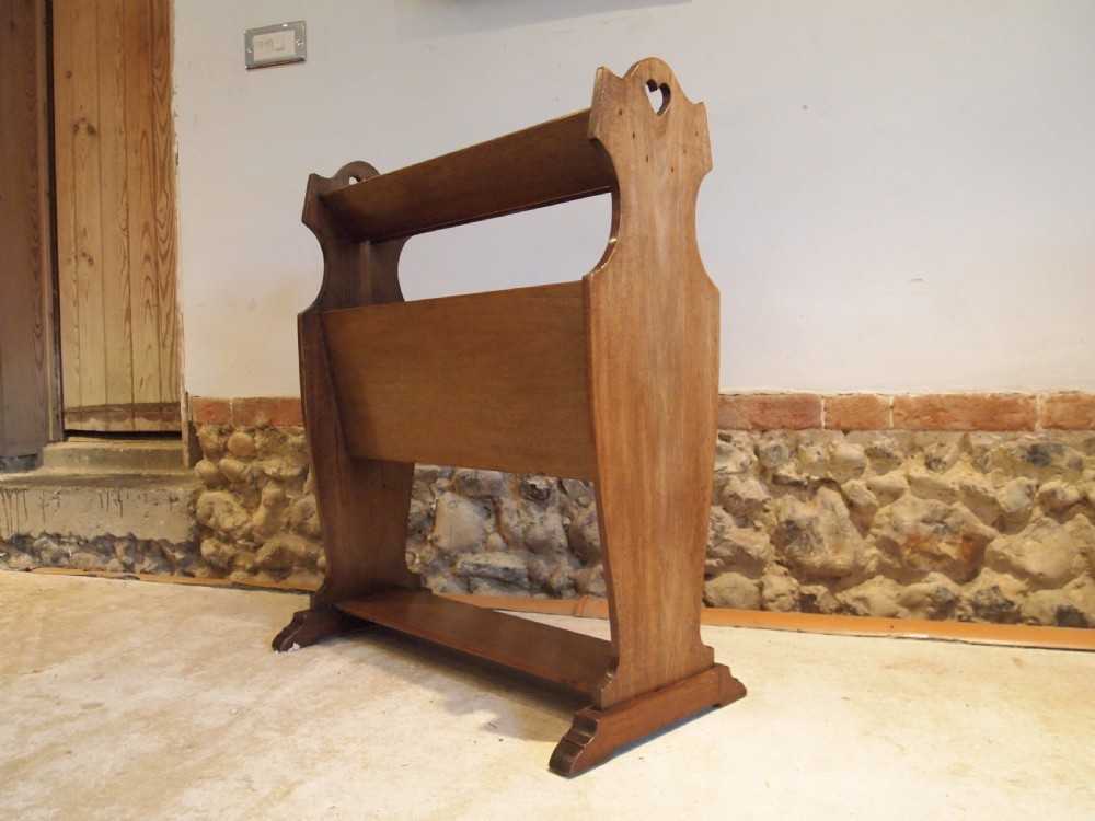 Bookcase Canterbury Arts and Crafts Walnut c1900 View IX