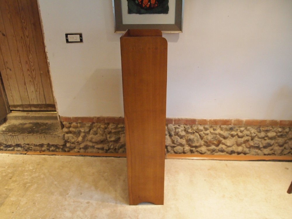 Bookcase manner of Heals Golden Oak c1920 View IV