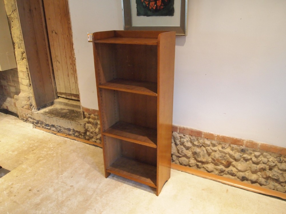 Bookcase manner of Heals Golden Oak c1920 View VII
