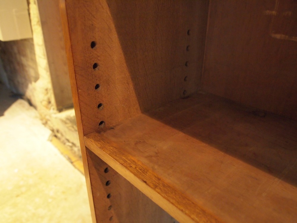 Bookcase manner of Heals Golden Oak c1920 View VIII