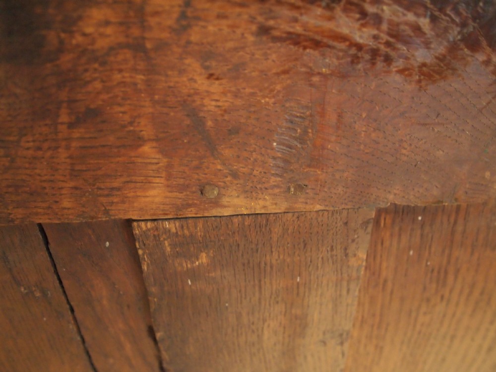Chest of drawers Queen Anne Oak small c1700 View VI