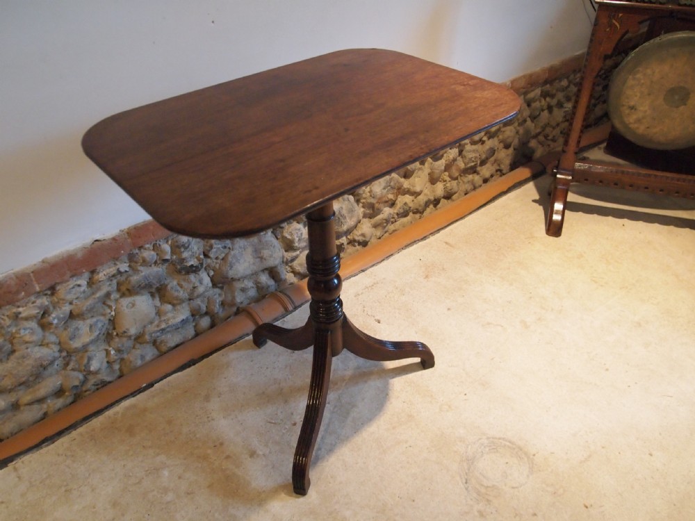 Table lamp hall side console George III Mahogany c1790