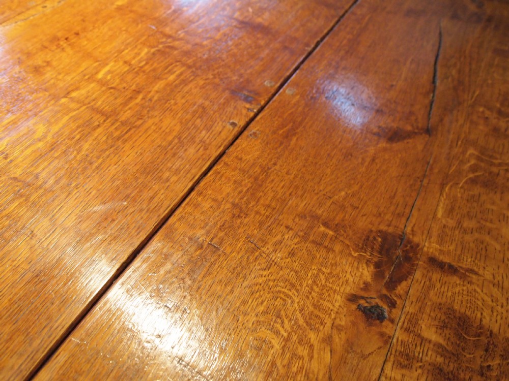 Table refectory dining farmhouse English Oak c1930 View V