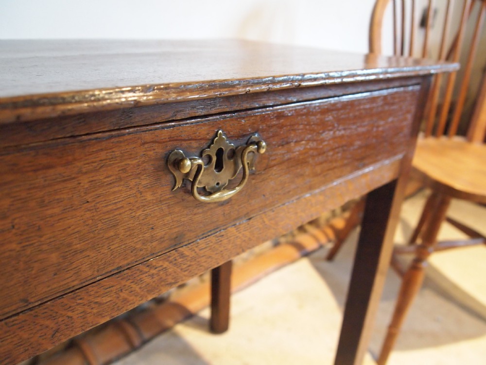 Table lamp hall console George II Oak c1750 View V