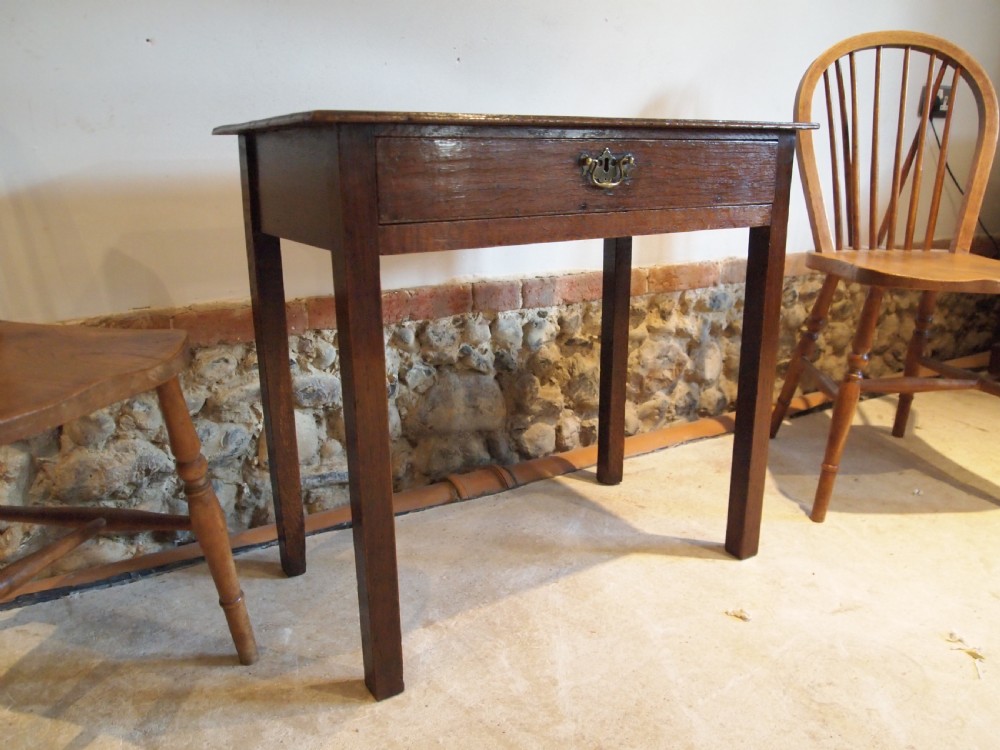 Table lamp hall console George II Oak c1750 View VIII