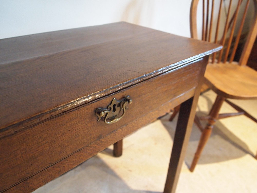 Table lamp hall console George II Oak c1750 View X