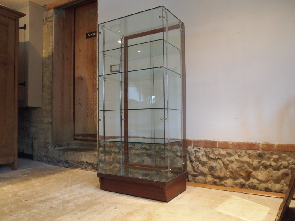 Cabinet display shop haberdashery lockable c1920