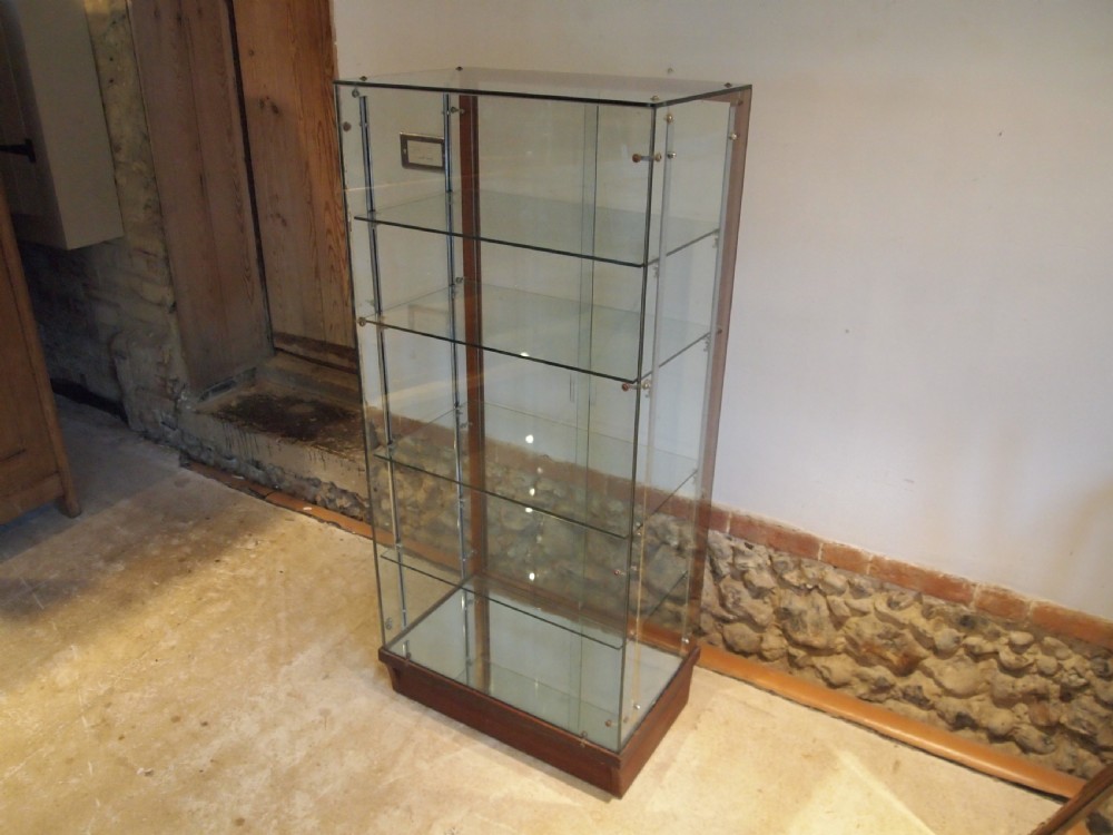 Cabinet display shop haberdashery lockable c1920 View VI