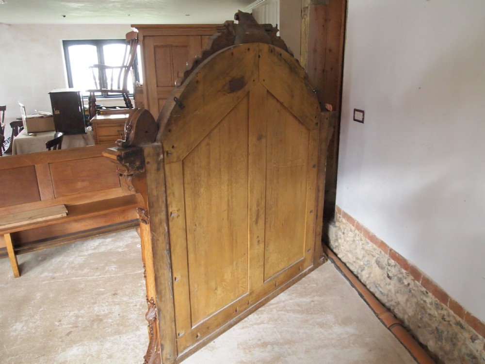 Mirror remarkable Victorian carved Oak Pratt and Prince c1850 View XIII