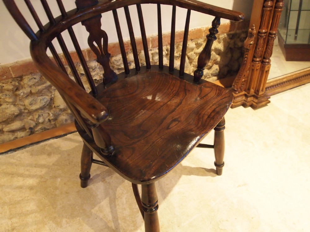 Chair Windsor Yew and Elm George IV c1820 View II