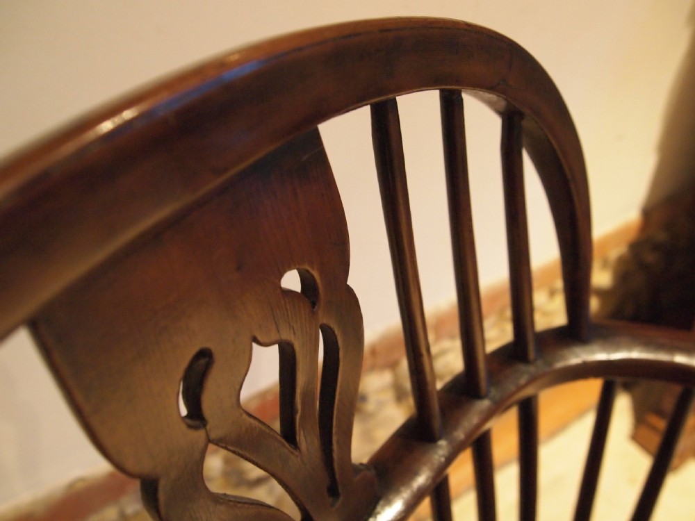 Chair Windsor Yew and Elm George IV c1820 View IV