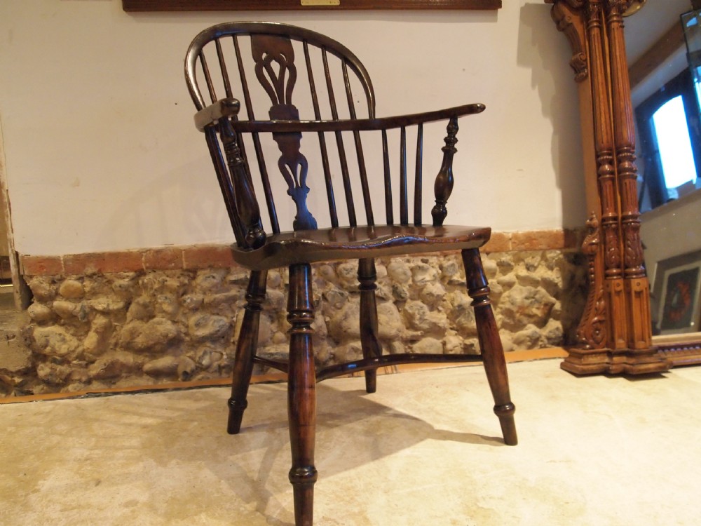 Chair Windsor Yew and Elm George IV c1820 View VI