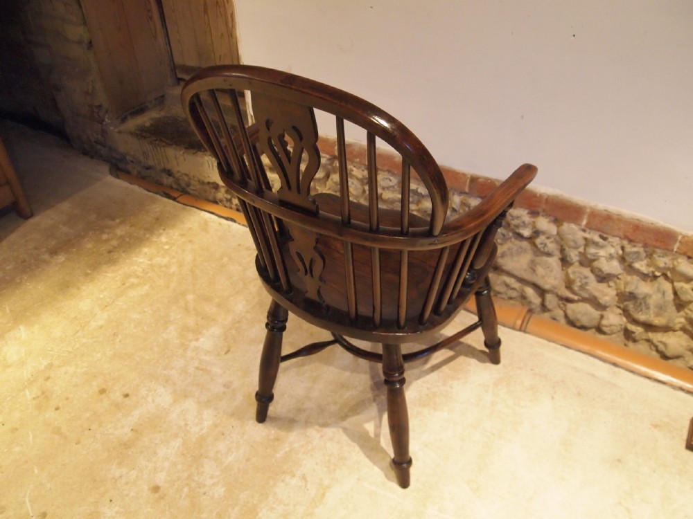 Chair Windsor Yew and Elm George IV c1820 View VIII