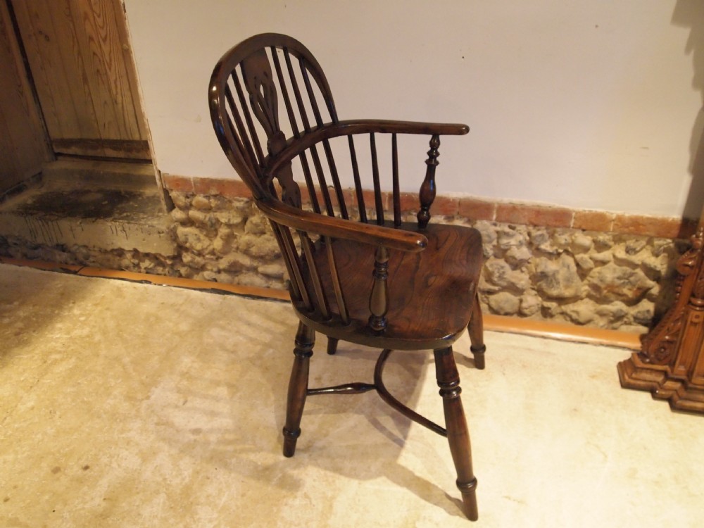 Chair Windsor Yew and Elm George IV c1820 View XI