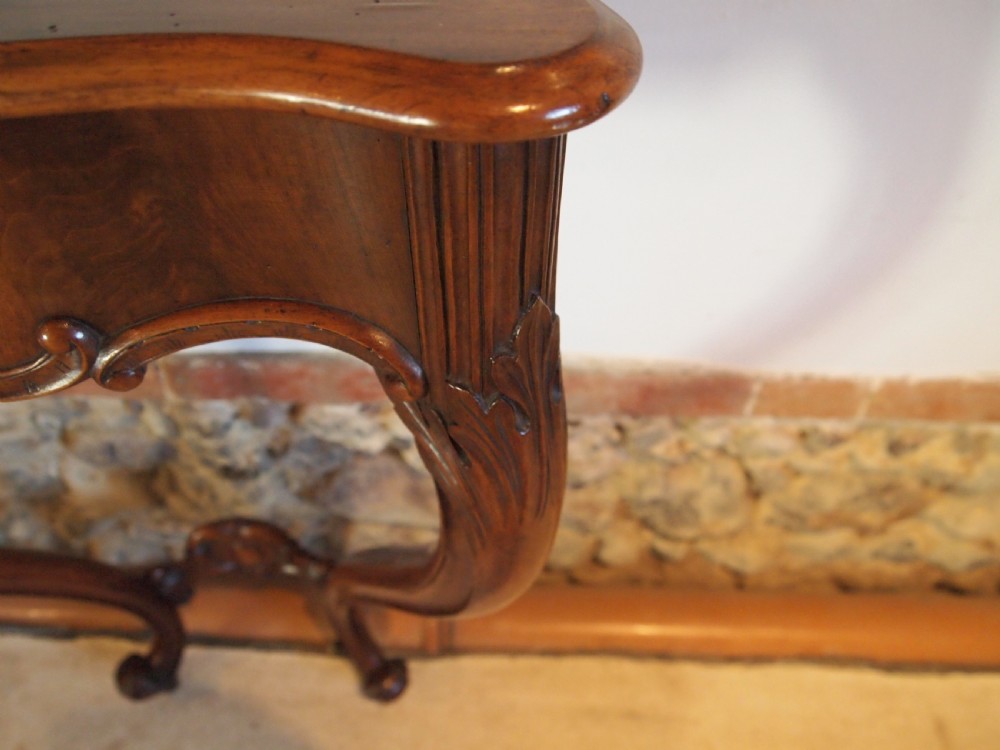 Table console hall lamp Victorian Flame Mahogany c1880 View VII