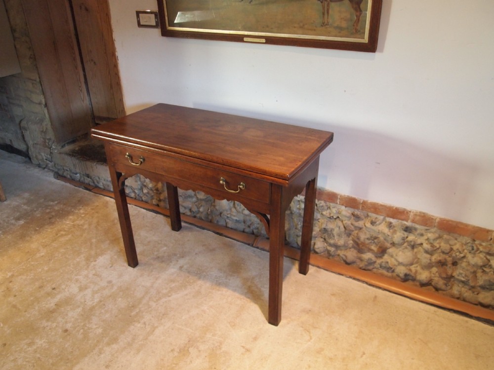 Table rare Birch George III lamp hall tea side console c1770