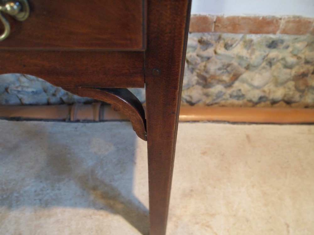 Table rare Birch George III lamp hall tea side console c1770 View X