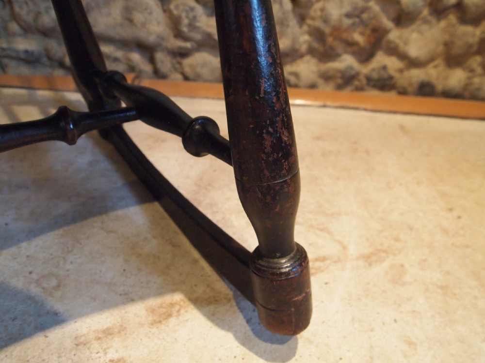 Chair V Rare Scottish provincial Darvel rocking chair c1840 View X