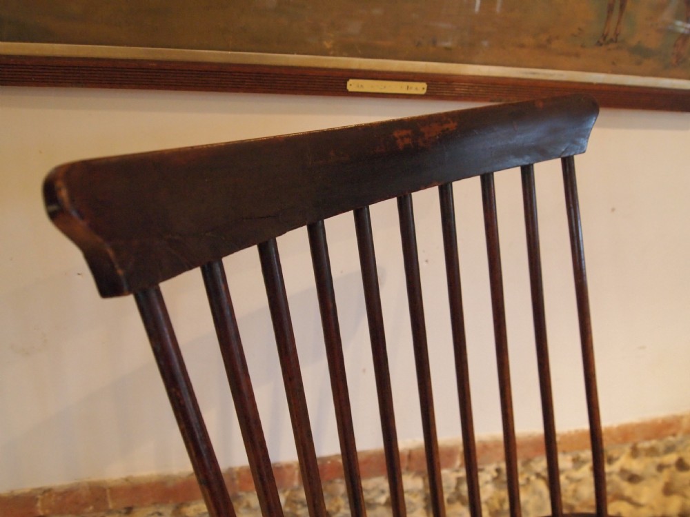 Chair V Rare Scottish provincial Darvel rocking chair c1840 View XII