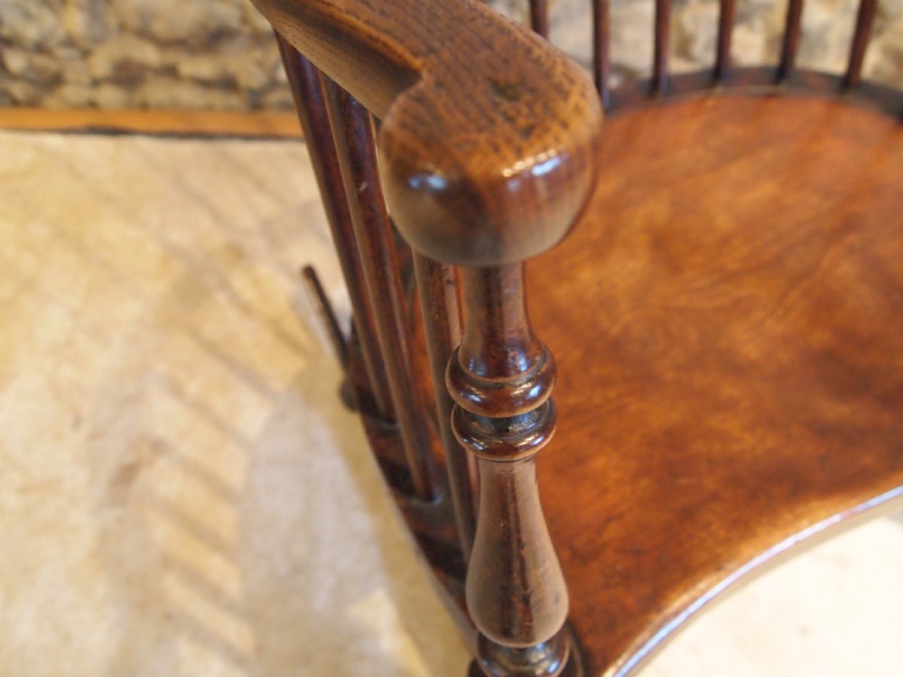 Chair V Rare Scottish provincial Darvel rocking chair c1840 View XIV