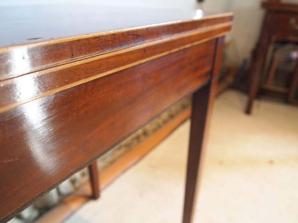 Table hall lamp side console George IV Mahogany c1820 View III