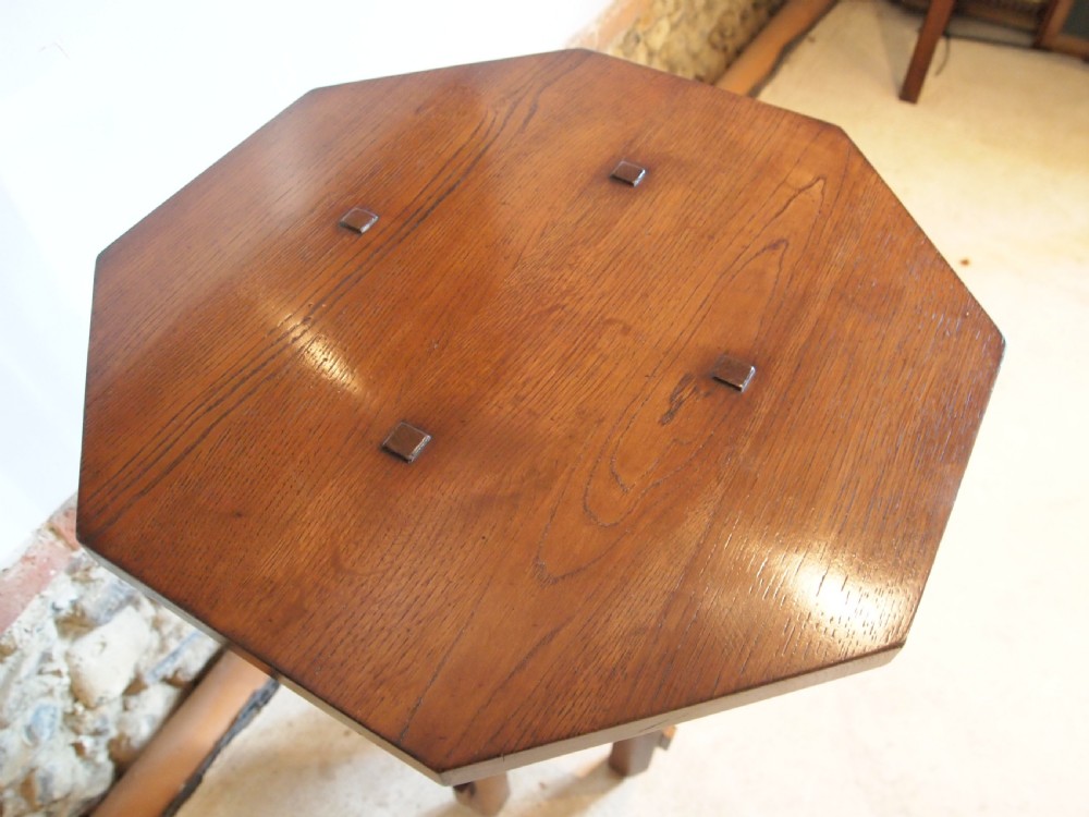 Table Arts and Crafts Oak Trevor Page Norwich c1910 View VIII