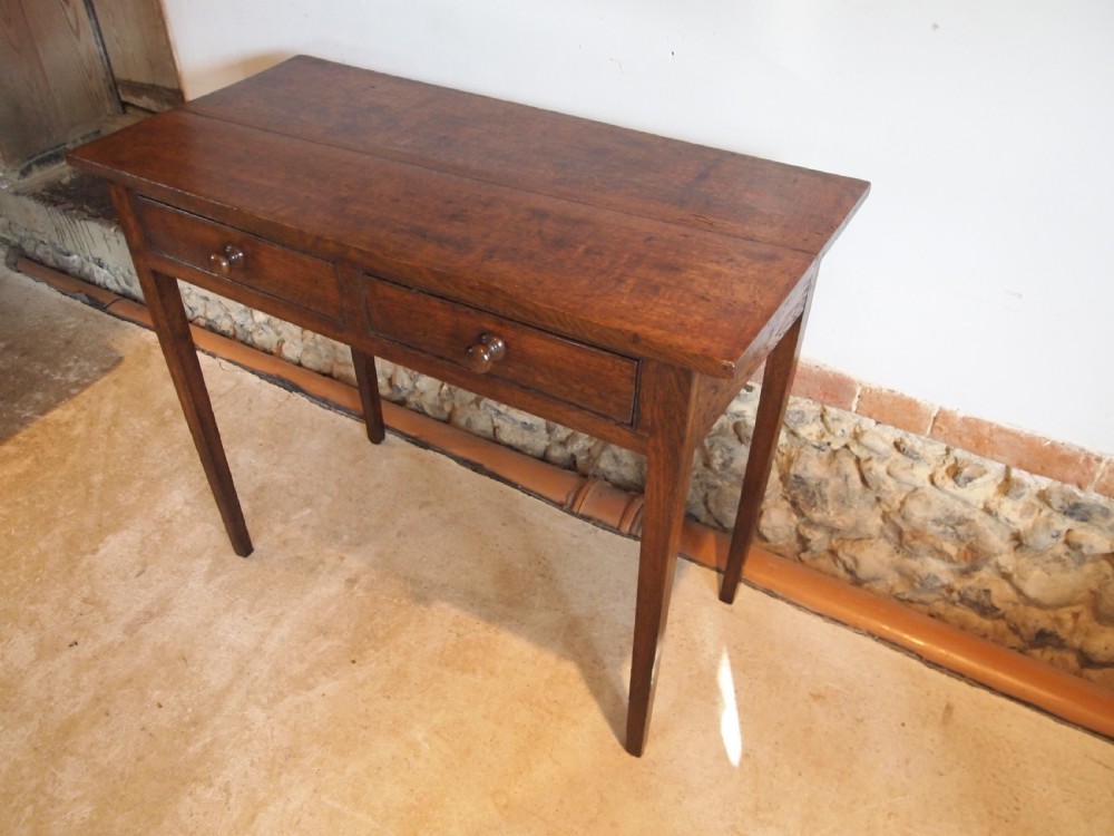 Table Arts and Crafts Cotswold style Oak c1900 View VI