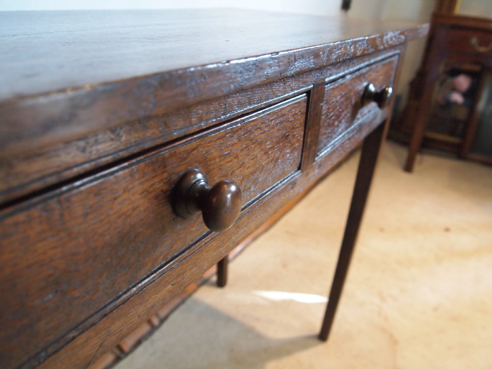 Table Arts and Crafts Cotswold style Oak c1900 View VII
