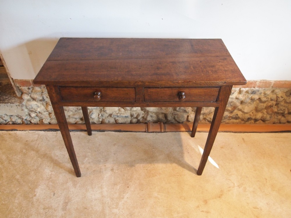 Table Arts and Crafts Cotswold style Oak c1900 View VIII