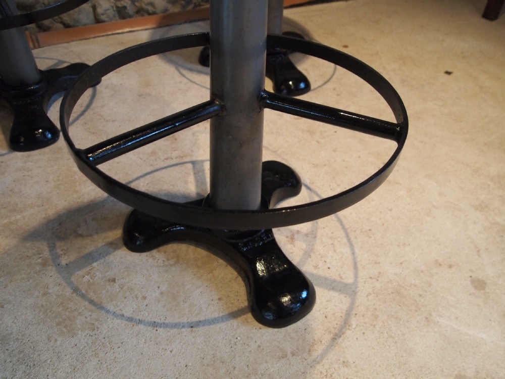 Stools set of 5 Singer industrial stools c1930 View XI