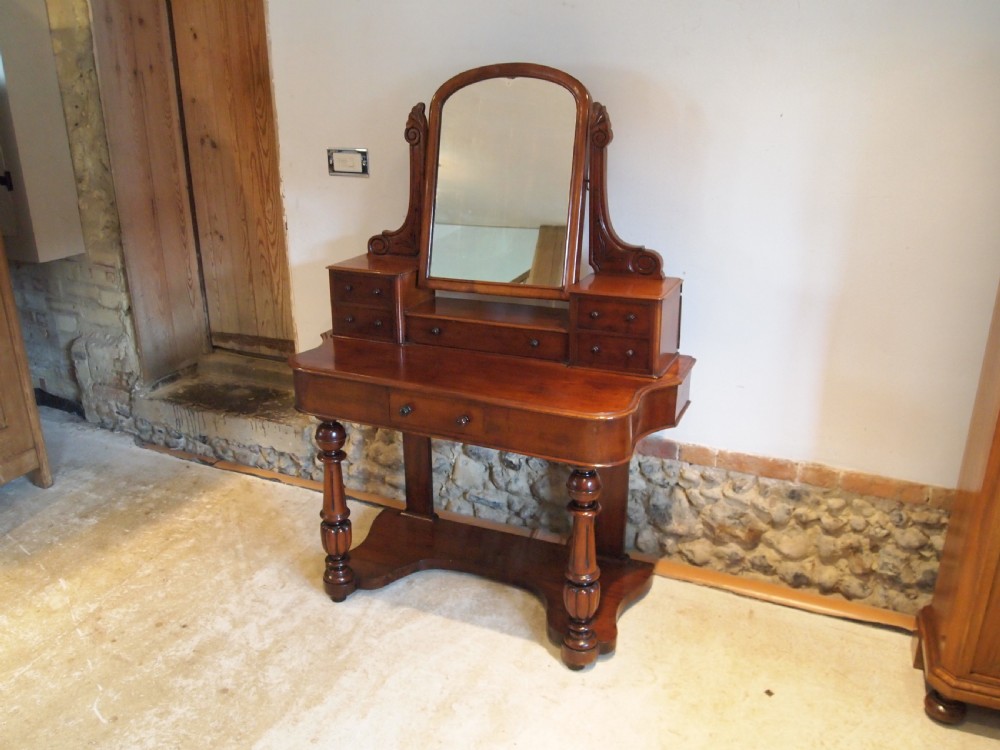 Dressing table fine small Victorian Duchess Mahogany c1870 View III
