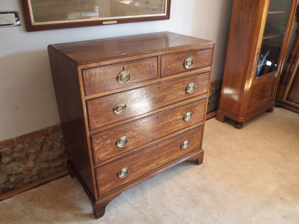Chest of Drawers stunning George III Oak c1800