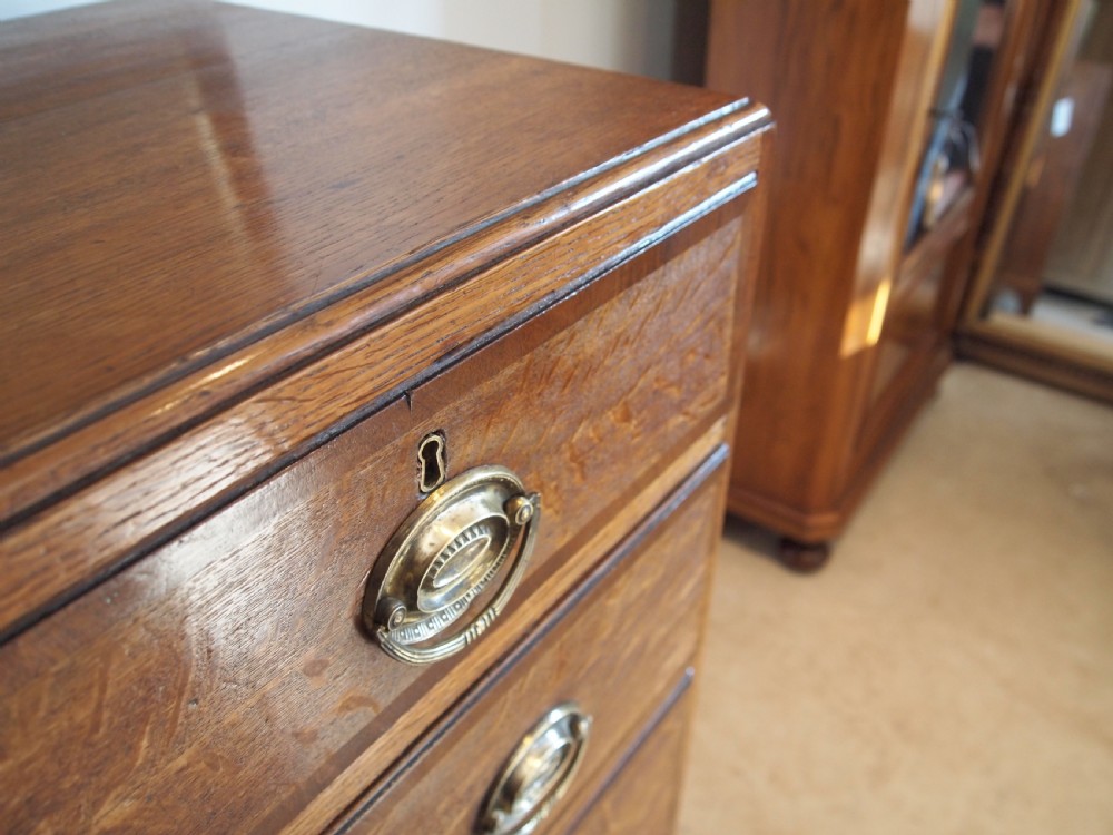 Chest of Drawers stunning George III Oak c1800 View III